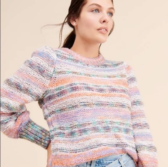 Urban Outfitters Sweaters - Urban Outfitters Pink Chunky Pastel Sweater New Tags S P